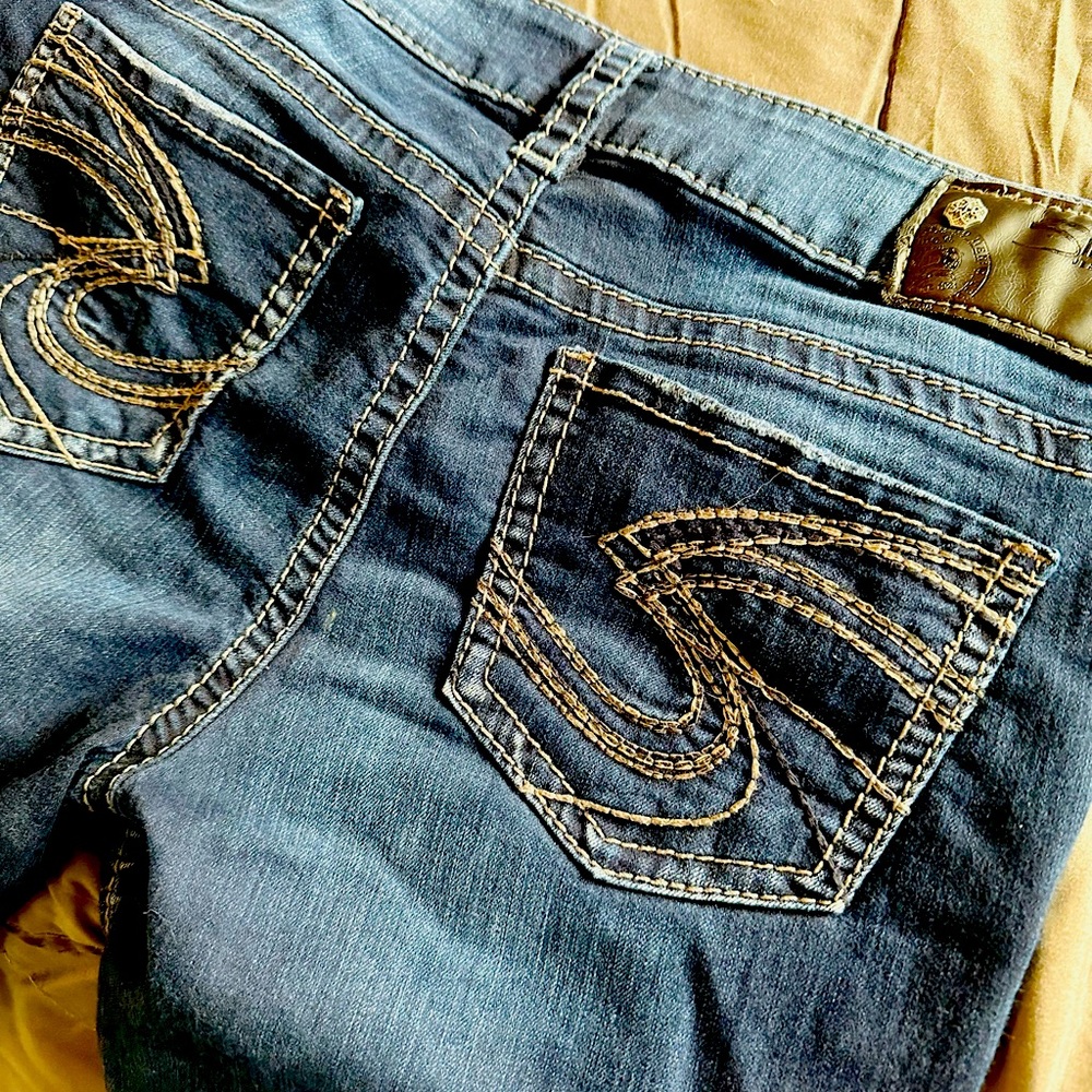 Silver Suki Jeans